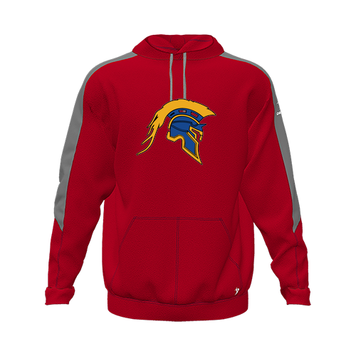 [CUS-DFW-HOOD-FLC-LSL-RED-YXS-LOGO1] Hoodie (Youth XS, Red, Logo 1)