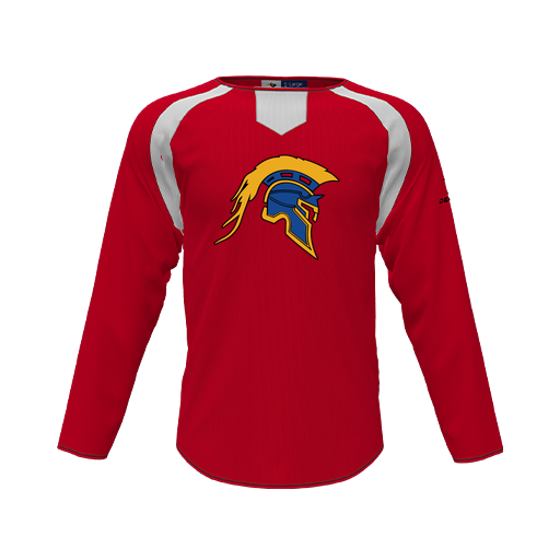 [CUS-DFW-PULL-FLC-CNK-LSL-RED-YS-LOGO1] Pullover (Youth S, Red, Logo 1)