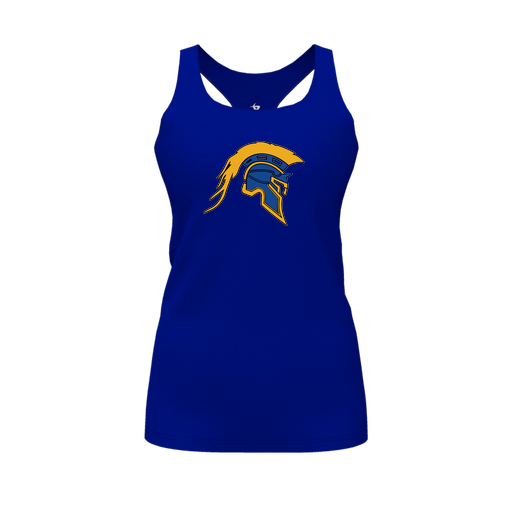 [FT0TRBRY-FYS-LOGO1] Decker Racerback Tank Top (Female Youth S, Royal, Logo 1)