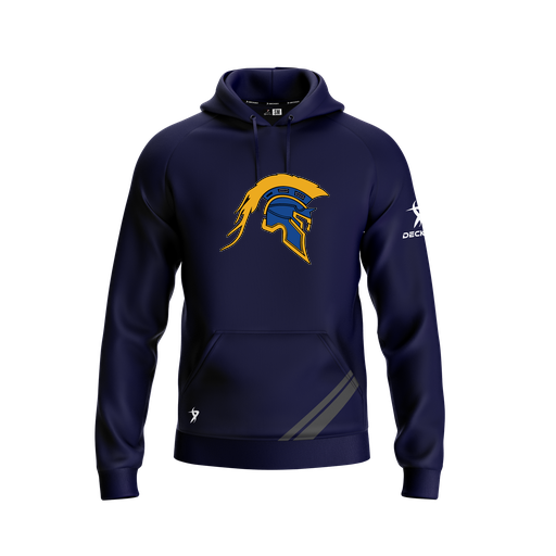 [FOLHSMNV-YXS-LOGO1] Decker Summit Hoodie (Youth XS, Navy, Logo 1)