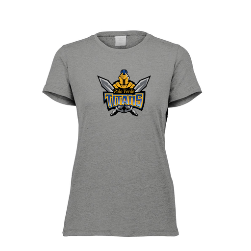 [FTSCUBGY-FAXS-LOGO2] Decker Women's Tri-Blend T-Shirt - Short Sleeve (Female Adult XS, Gray, Logo 2)