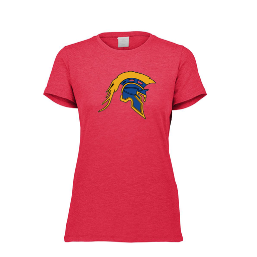 [FTSCUBRD-FAXS-LOGO1] Decker Women's Tri-Blend T-Shirt - Short Sleeve (Female Adult XS, Red, Logo 1)