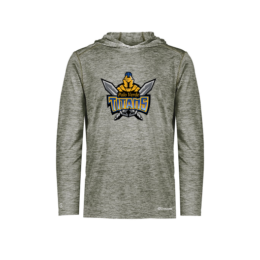 [FOLHCGGY-AS-LOGO2] Decker Men's Charge Hoodie (Adult S, Gray, Logo 2)