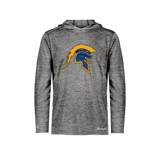 [FOLHCGBK-YS-LOGO1] Decker Youth Charge Hoodie (Youth S, Black, Logo 1)